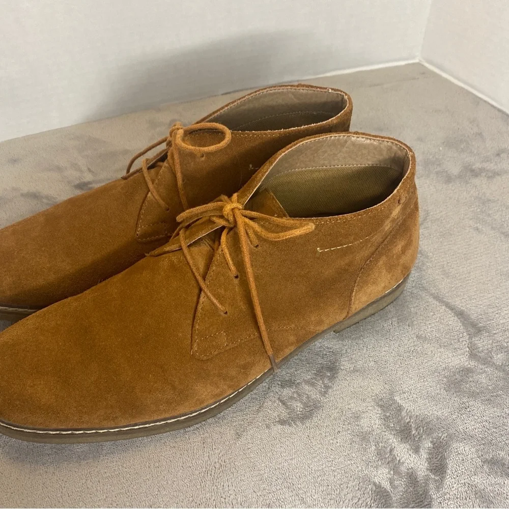 Sonoma Goods for Life + Vitalize Ortholite Mens 12M Suede leather boat. NWOT